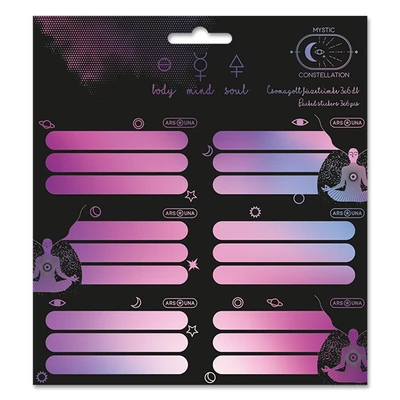 Füzetcímke ARS UNA 18 darabos Mystic Constellation