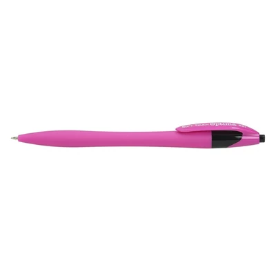 Golyóstoll OPTIMA nyomógombos 521 pink