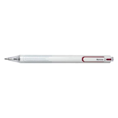 Golyóstoll OPTIMA nyomógombos Stella 1,0 mm piros