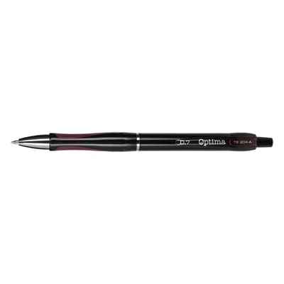 Golyóstoll OPTIMA nyomógombos TB 204 piros