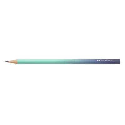 Grafitceruza FABER-CASTELL Flow türkiz-kék B háromszögletű