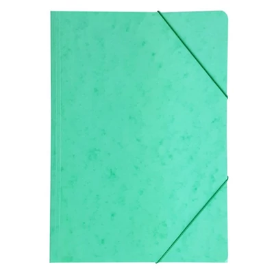 Gumis mappa A/4 prespán világoszöld 345 g