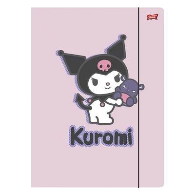 Gumis mappa Kuromi rózsaszín A/4