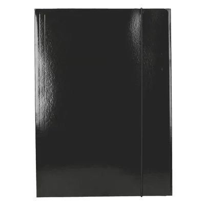 Gumis mappa OPTIMA A/4 fekete 600 g