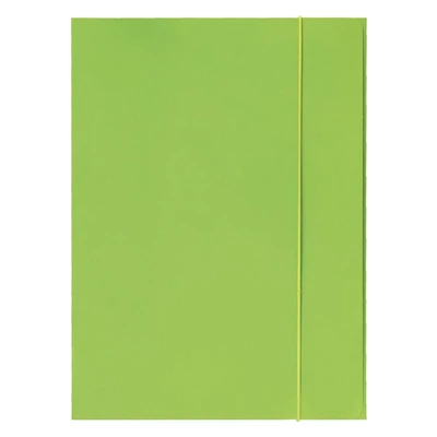 Gumis mappa OPTIMA A/4 fluo zöld 600 g