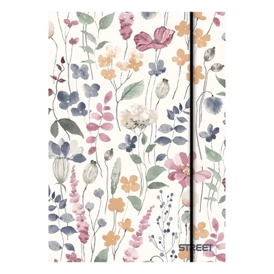 Gumis mappa STREET A/4 1 cm gerincvastag Happy