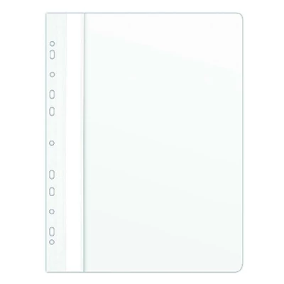 Gyorsfűző DONAU A/4 műanyag lefűzhető fehér