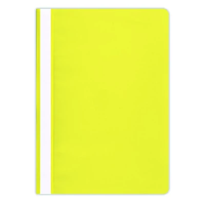 Gyorsfűző DONAU A/4 műanyag sárga 10 darabos