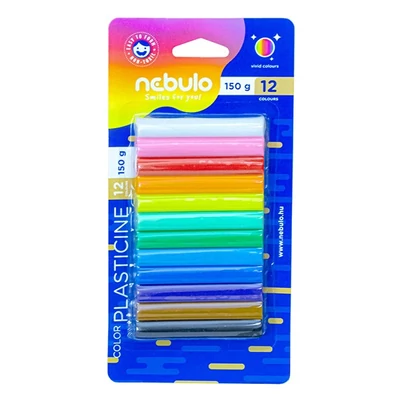 Gyurma NEBULO színes 12 színű készlet 150 g
