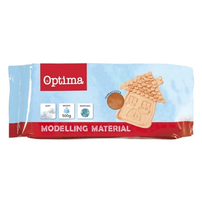 Gyurma OPTIMA modellező barna 500 g
