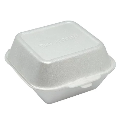 Habdoboz 1/1 HP6 hamburgeres fehér 125 darabos