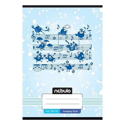 Hangjegyfüzet NEBULO A/5 16 lapos 36-16 Mix 16 darabos