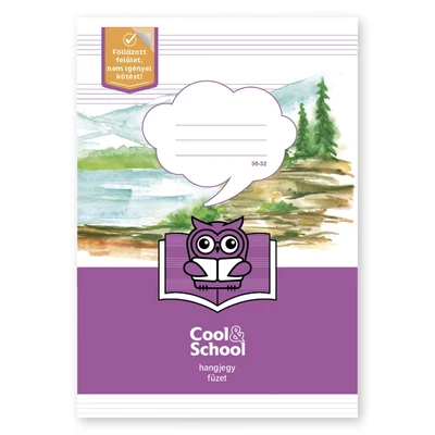 Hangjegyfüzet Okos Bagoly A/5 36-32 bekötött