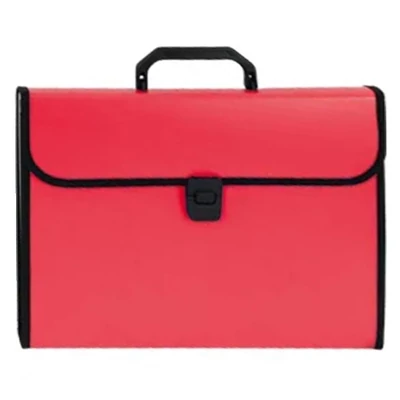 Irattartó táska EAGLE 12 rekeszes harmónikás A/4 piros