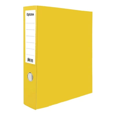Iratrendező OPTIMA A/4 75 mm élvédő sínnel sárga
