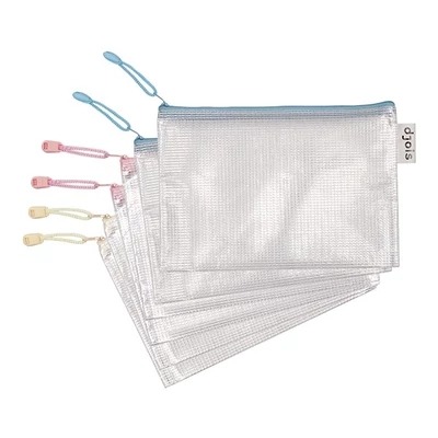 Irattasak DJOIS A/5 cipzáras pasztell színekben