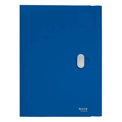 Iratvédő mappa LEITZ Recycle A/4 11mm PP kék