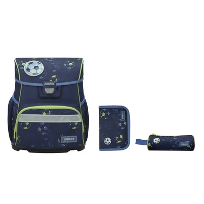 Iskolatáska szett STREET 3 részes Football Champ