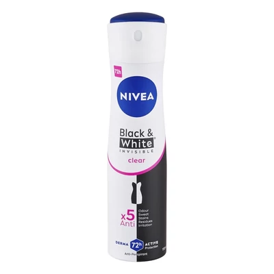 Izzadásgátló deo NIVEA B&W invisible clear 150 ml