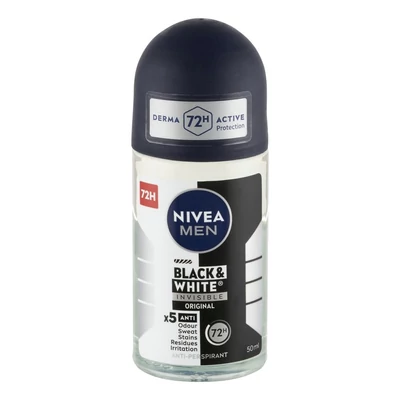 Izzadásgátló roll NIVEA MEN Black&White original 50 ml