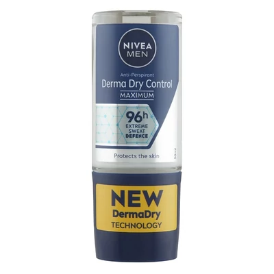 Izzadásgátló roll NIVEA MEN derma dry control 50 ml