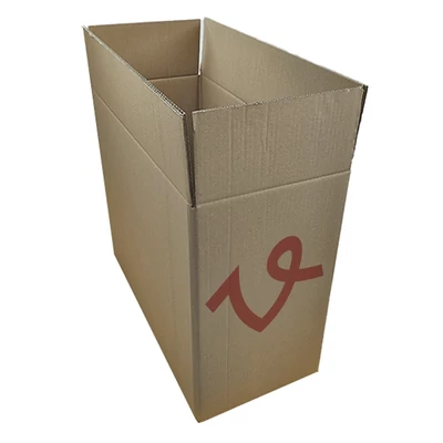 Kartondoboz VECTRALINE 560x245x420 mm 5 rétegű No.6 "papucs"