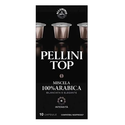Kávékapszula PELLINI Top Nespresso Alu (10 x 5,5 gr) 55 g