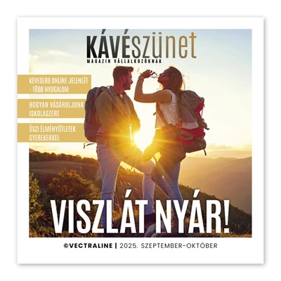 Kávészünet magazin 2025. szeptember-október 9-10 szám.