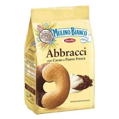 Keksz MULINO BIANCO abbracci krémes kakaós 350 g