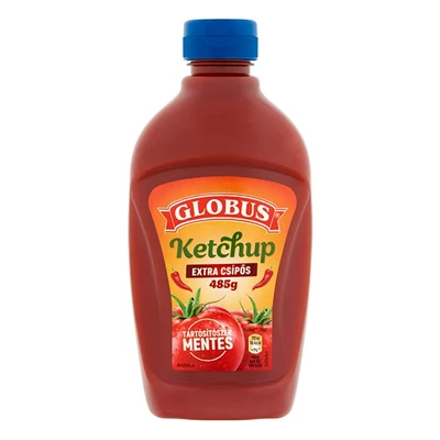 Ketchup GLOBUS Extra csípős 485 g