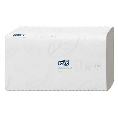 Kéztörlő hajtogatott TORK Xpress Soft Multifold Advanced H2 21x25,5 cm 180 lapos fehér 2 rétegű 21 csomag/karton