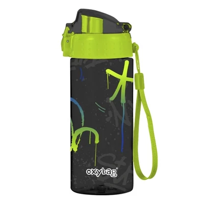 Kulacs OXY CLICK műanyag BPA-mentes 600 ml Graffiti boy