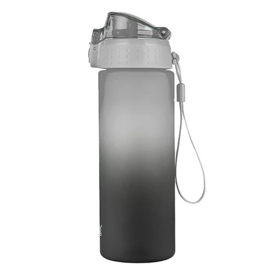 Kulacs OXY CLICK műanyag BPA-mentes 600 ml Ombre fekete-szürke