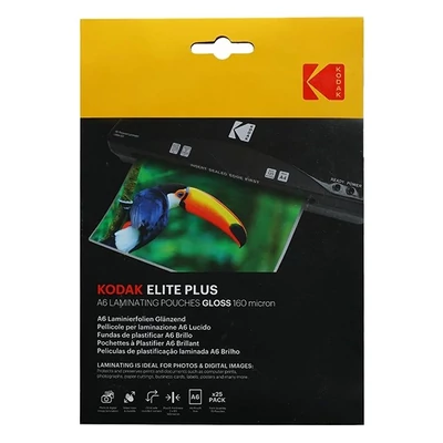 Lamináló fólia KODAK A/6 160 mikron fényes 25 lapos
