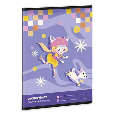 Leckefüzet ARS UNA A/5 32 lapos Keep Rolling