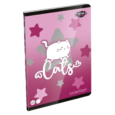 Leckefüzet LIZZYSULI A/5 40 lapos Kittok Stars Purrfect