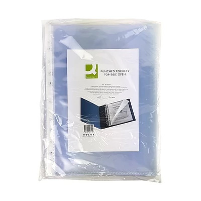 Lefűzhető genotherm A/4 80 mikron felül és oldalt nyitott víztiszta 25 darabos