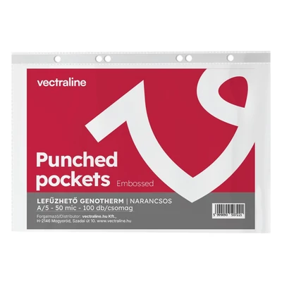 Lefűzhető genotherm VECTRALINE A/5 50 mikron narancsos 100 darabos