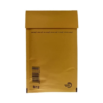 Légpárnás tasak No12/W2 szilikonos barna 120x215mm