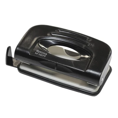 Lyukasztó OPTIMA H-10 2 lyukú fém 10 lap fekete