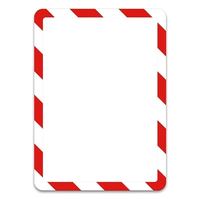 Mágneses tasak DJOIS Magneto biztonsági A/4 piros-fehér 2 darabos