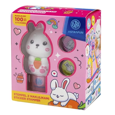 Matrica bélyegző ASTRA FUN 100 újrahasználható matrica Bunny
