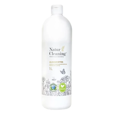 Mosogatószer NATURCLEANING pumpás koncentrátum almaecetes zöldalma illattal 1 liter