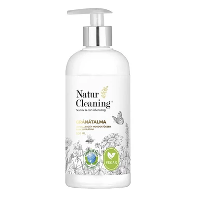 Mosogatószer NATURCLEANING pumpás koncentrátum gránátalma 500 ml