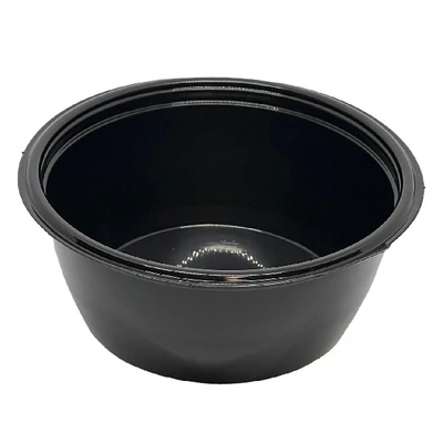 Levesestál műanyag 500 ml fekete 50 darabos 15081