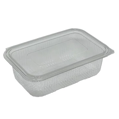 Műanyag salátás egybefedeles tál PET 750 ml 100 darabos