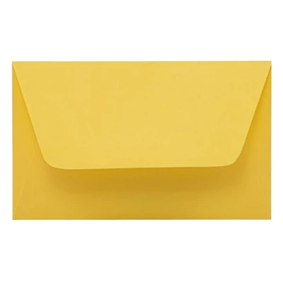 Névjegyboríték színes KASKAD enyvezett 70x105mm 57 citromsárga 50 darabos