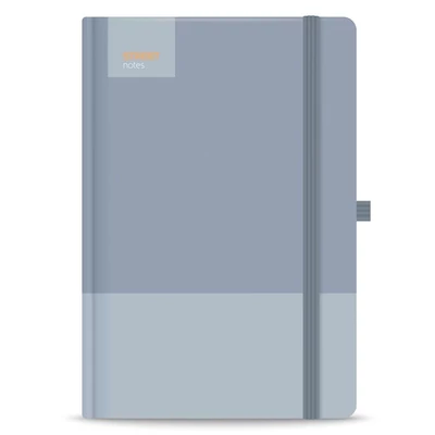 Notesz vonalas STREET Casual A/6 96 lapos gumis keményfedelű kék