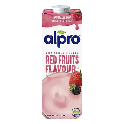 Növényi ital ALPRO szójaital pirosgyümölcs 1L