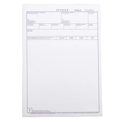 Nyomtatvány deviza számla 5pld 2007 angol